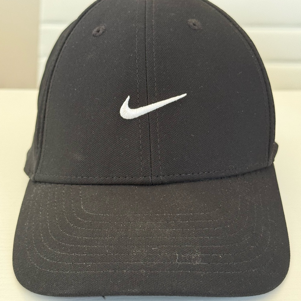 Nike Classic Black Cap with White Logo
